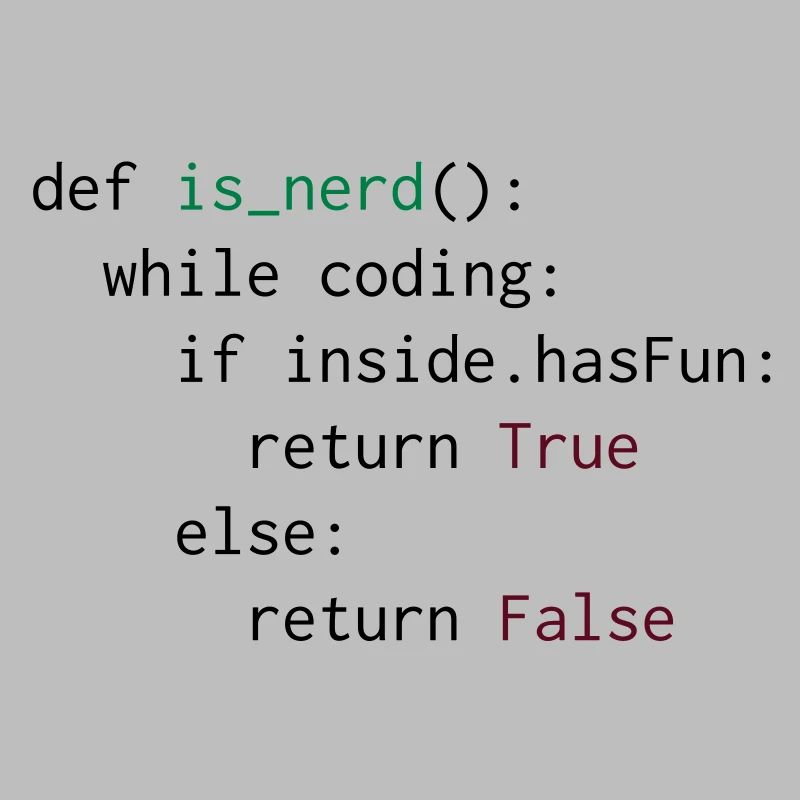 Python Definition von Nerd