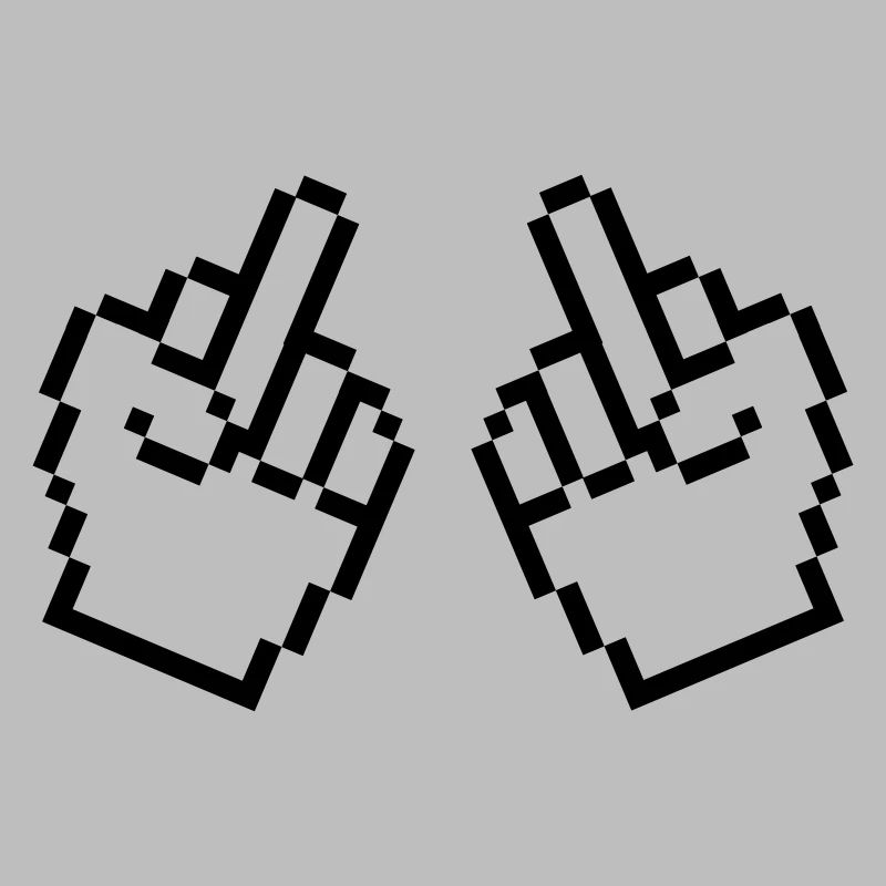 mittelfinger pixel