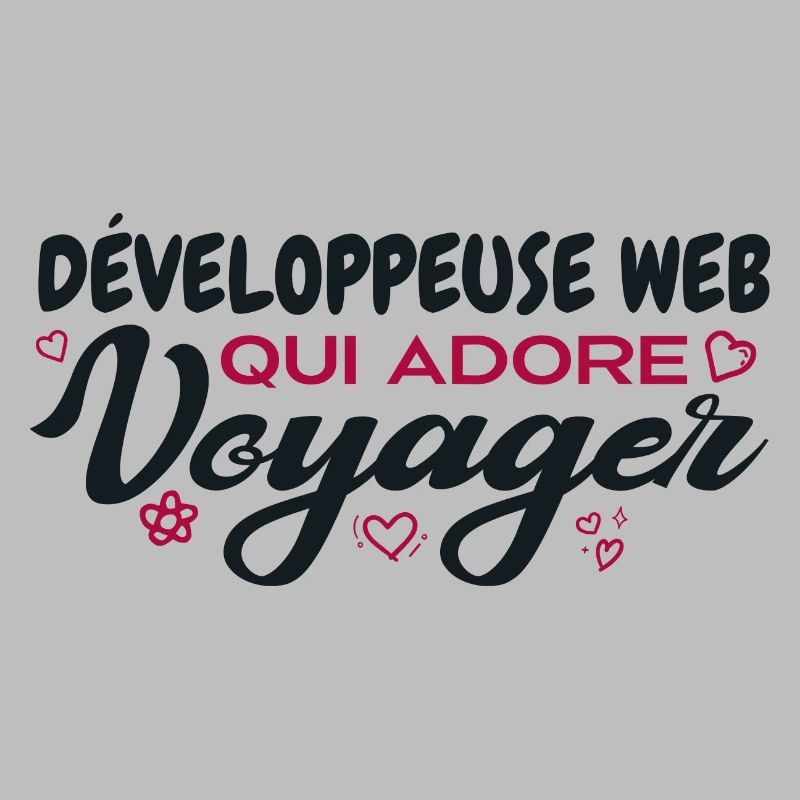 Développeuse web globe-trotteuse passionnée voyage