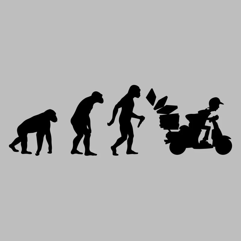 Pizza Delivery Man Evolution