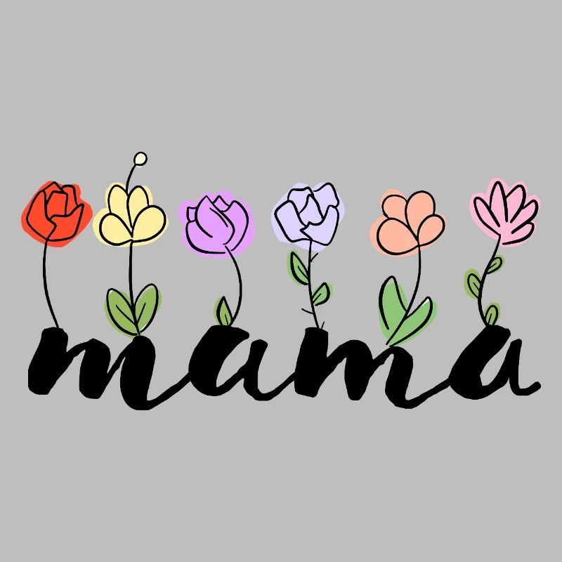 Mama - Blumen Muttertag Mutter