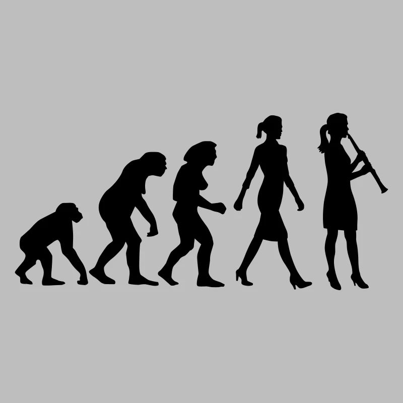 Evolution Klarinette Spielerin