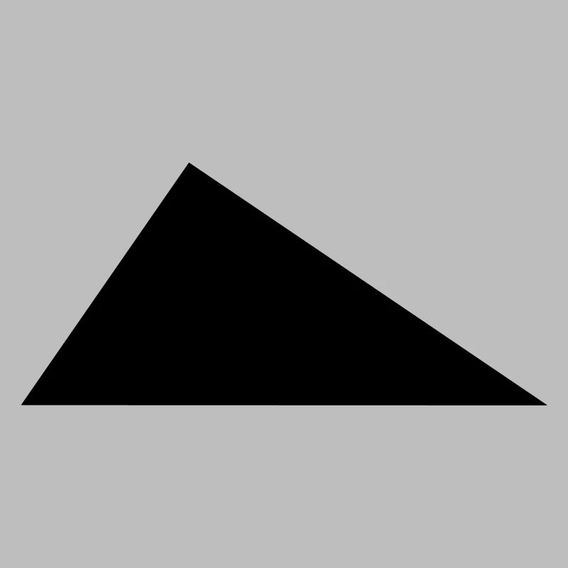 Triangle perpendicular / / Right angle / /