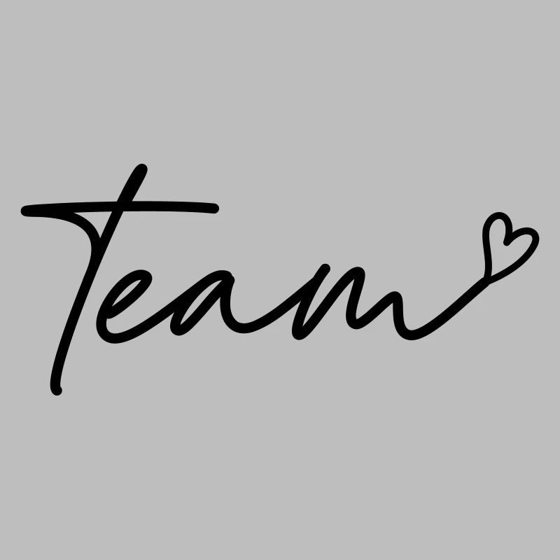Team mit Herz