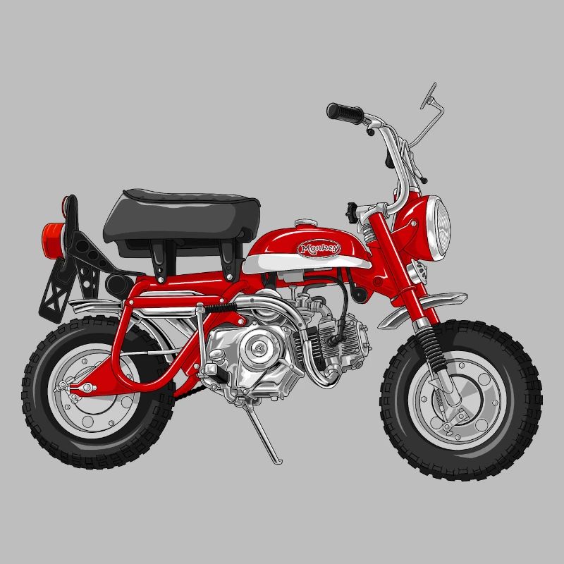 Monkey Z50A DE | candy ruby red