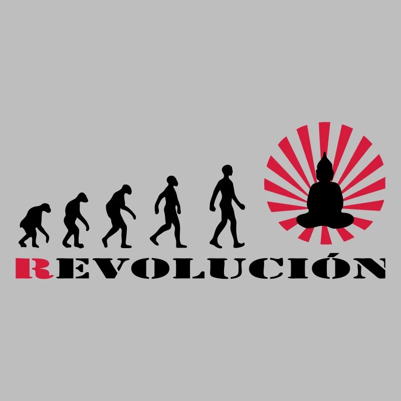 r-evolution, Evolution, darvin, revolution, Buddha