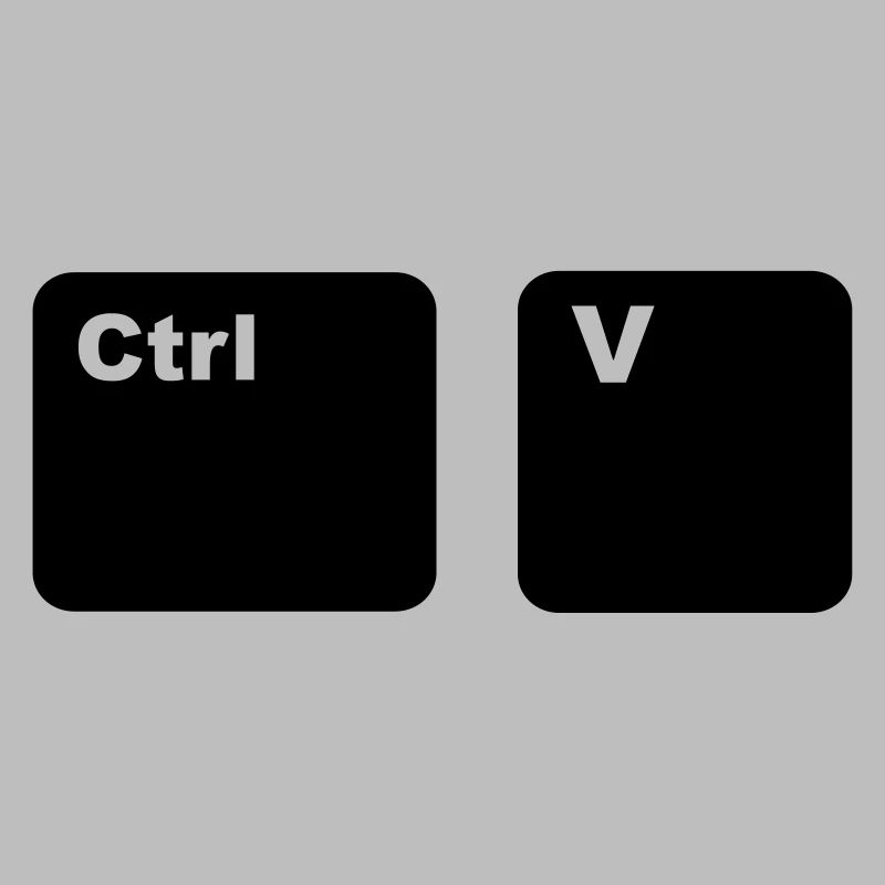 Ctrl + V Copy and Paste
