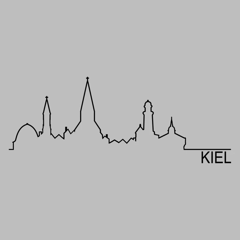 Skyline Kiel Silhouette Name