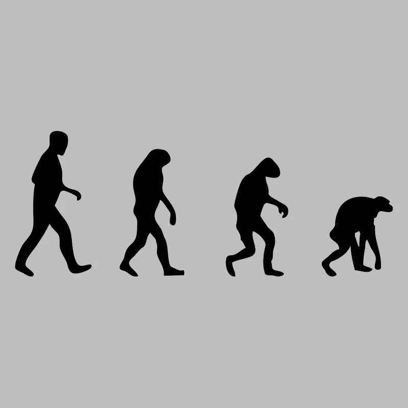 evolution backwards