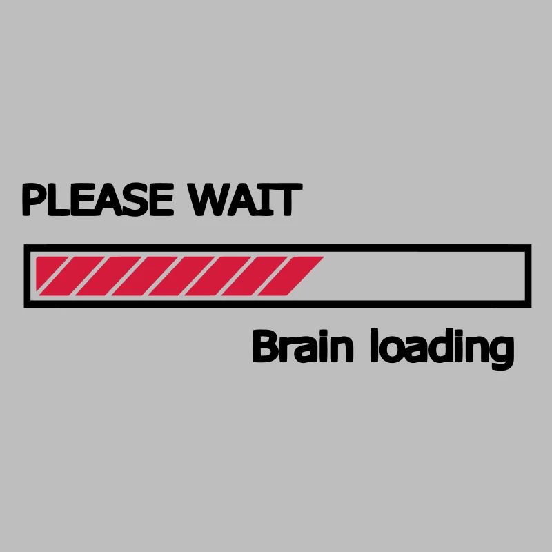 Please wait Brain loading Ladebalken Loading Bar
