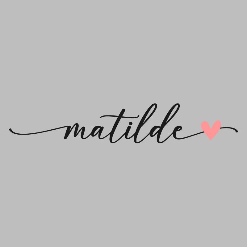 Matilde nom calligraphie Script