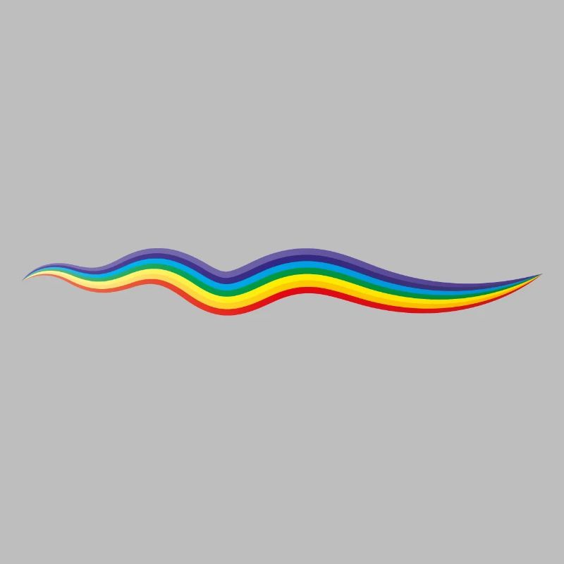 Rainbow line, artwork