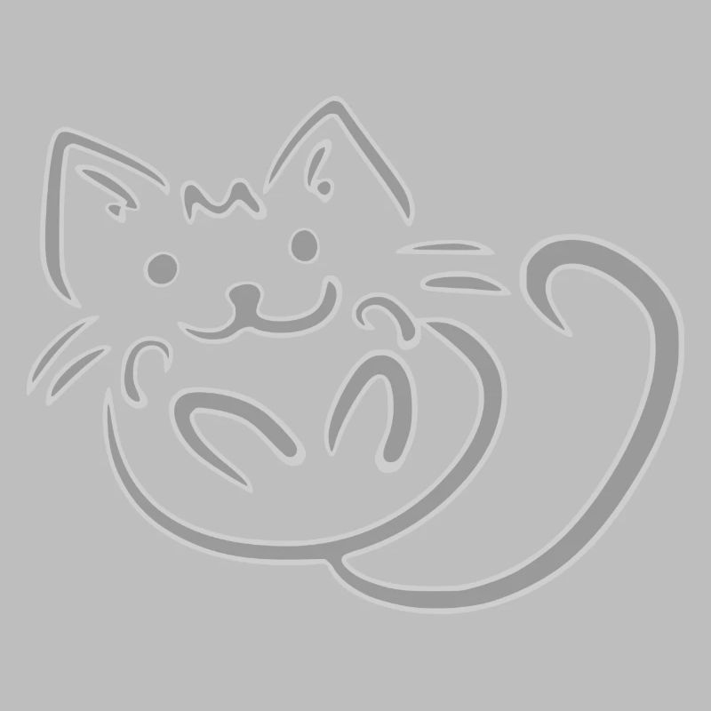 Graue Katze