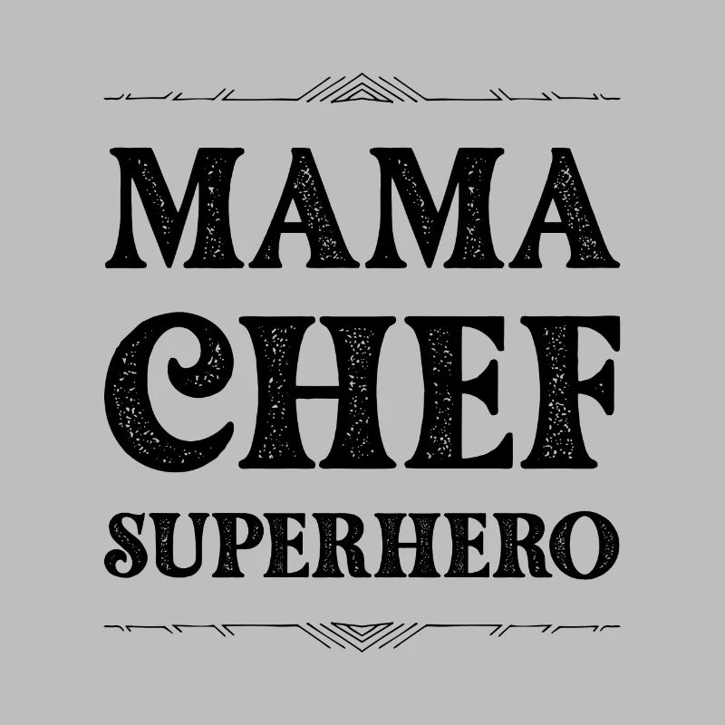Mama Chef Superheld Mutter