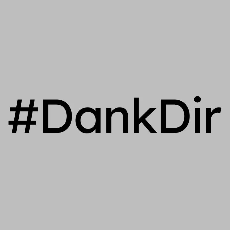 Hashtag Dank Dir Schrift Danke Typografie Geschenk