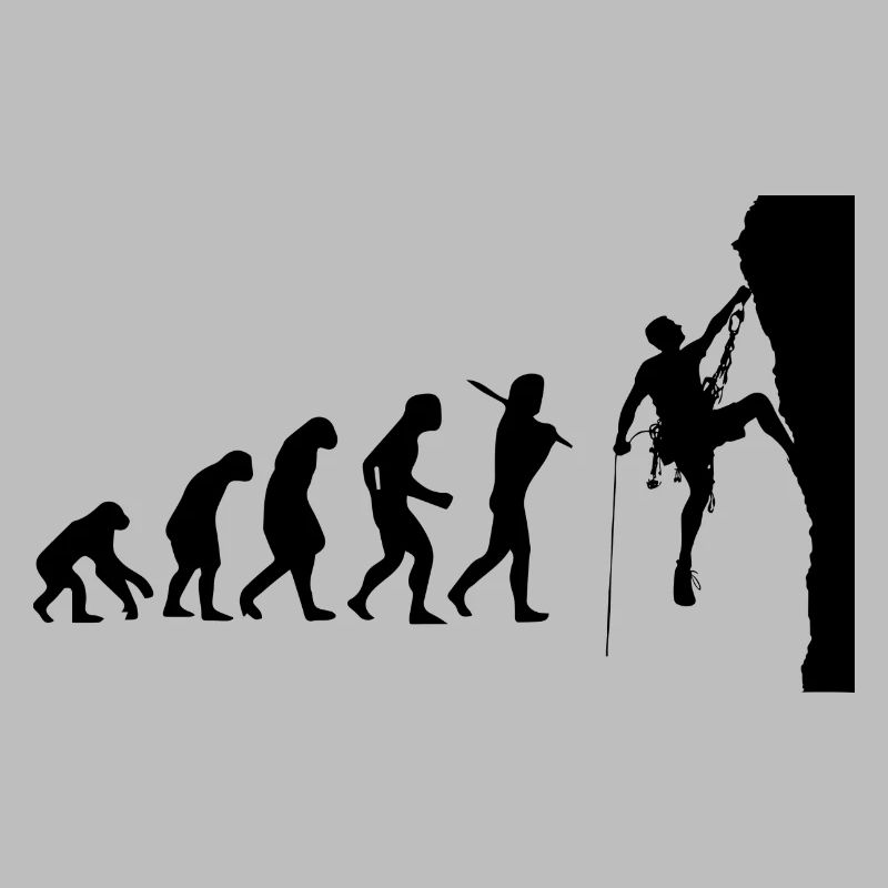 Klättring Climber Climbing Evolution Gift