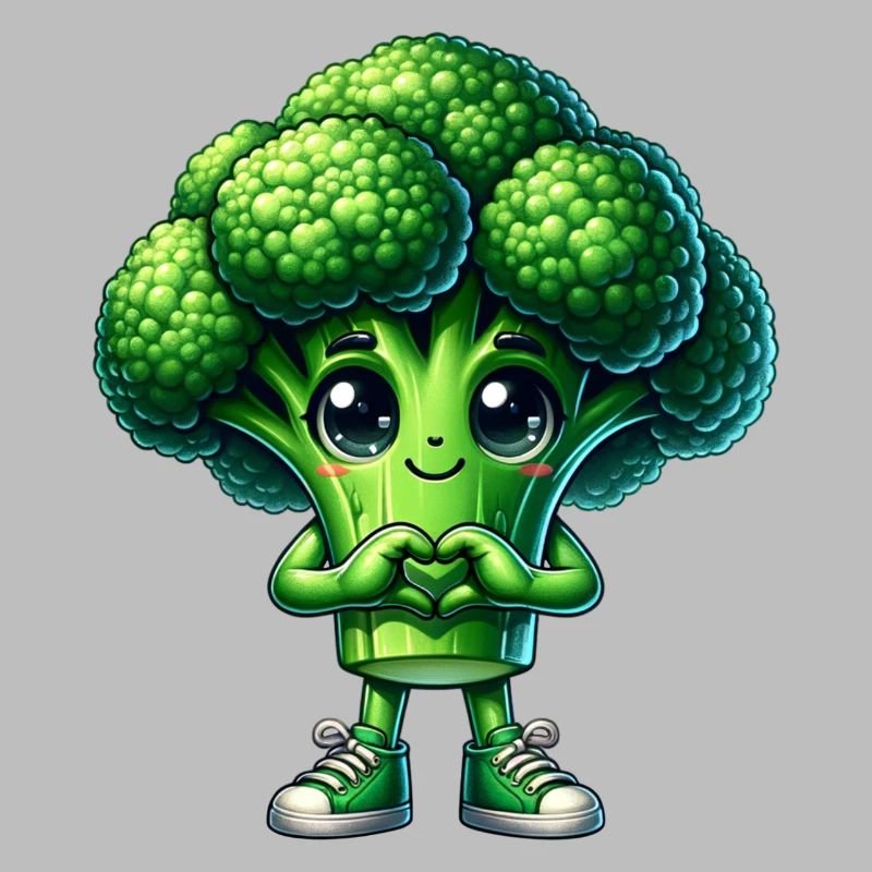Broccoli Heart Hands