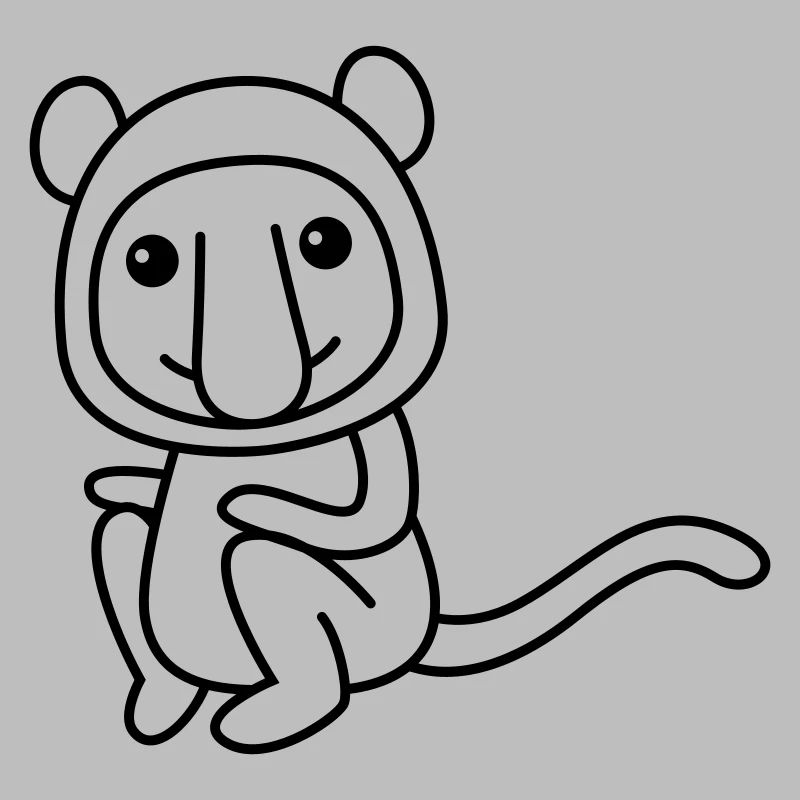 Monkey comic animal