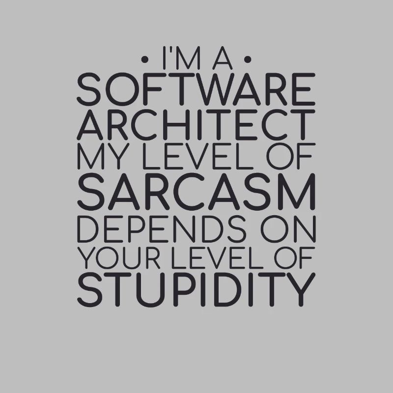 « Software Architect Sarcasm | Architecture logicielle »