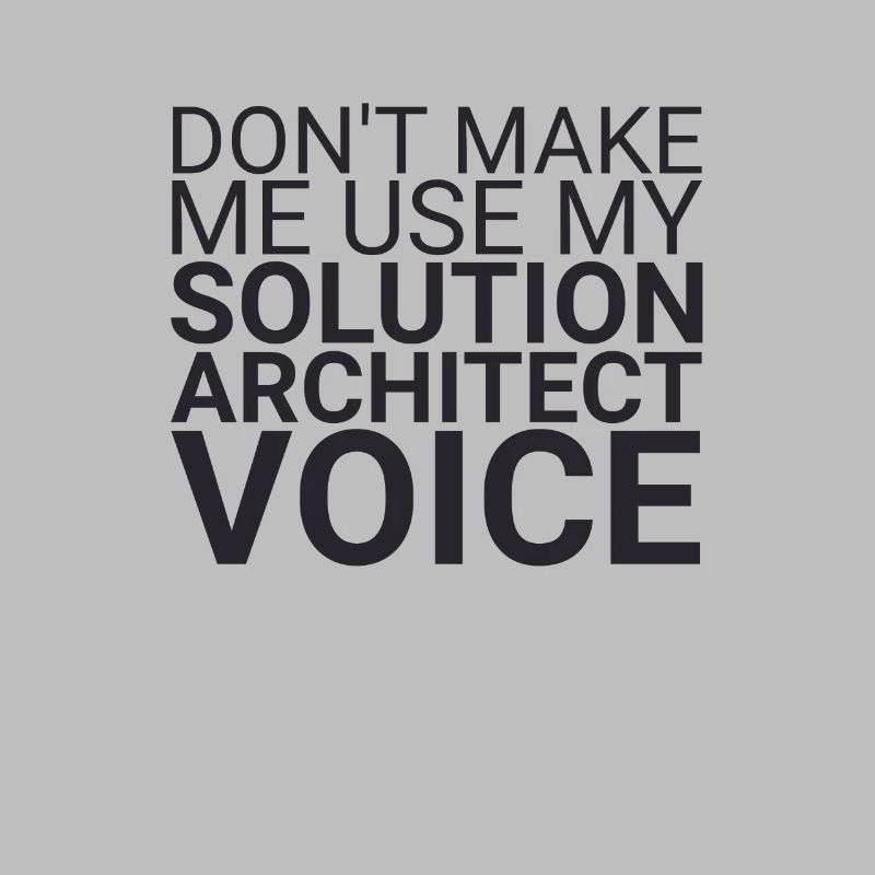 « | vocale de l’architecte de solutions Architecture de la solution »