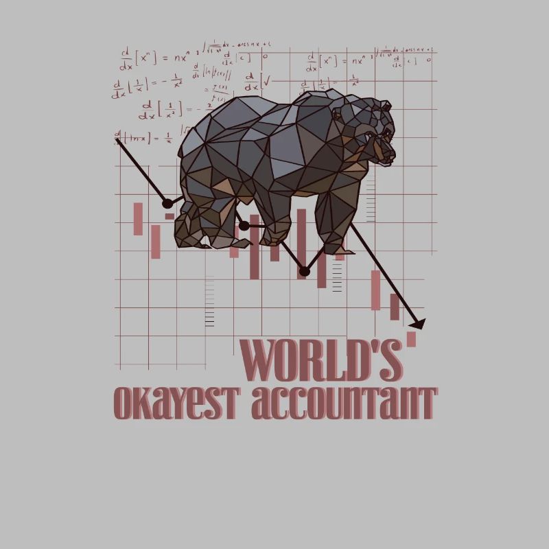 Le meilleur comptable au monde Bear Math Calculation