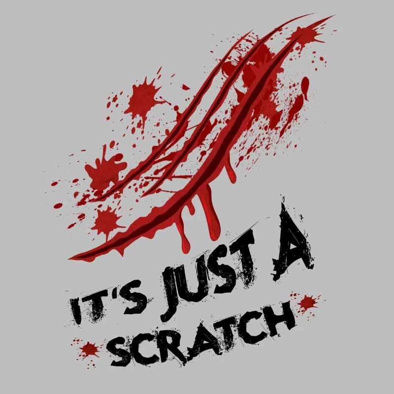 Nur ein Kratzer - Just a scratch