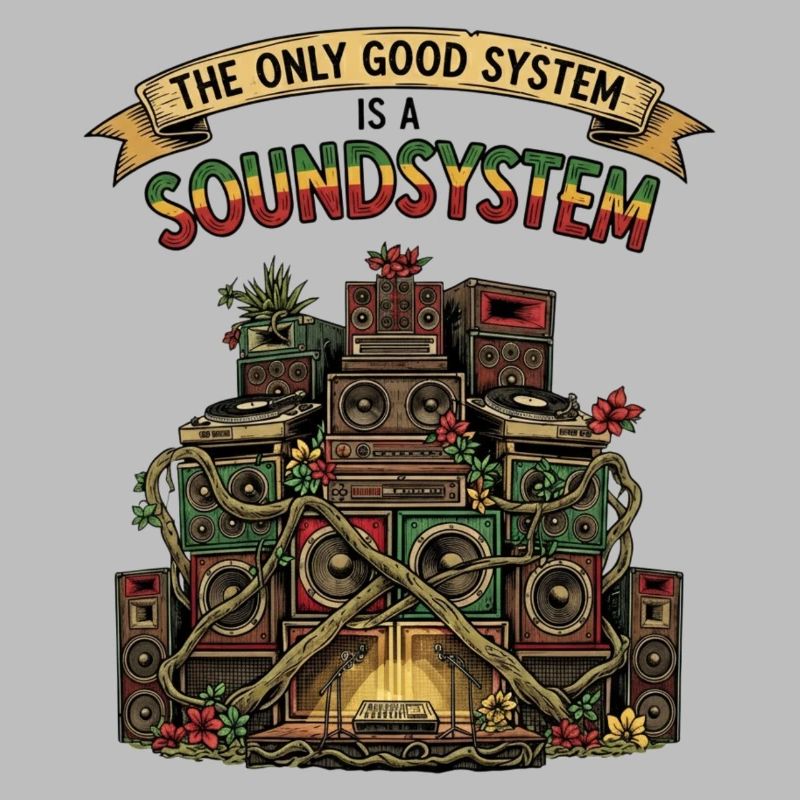 Système de sonorisation Collage Dub Reggae