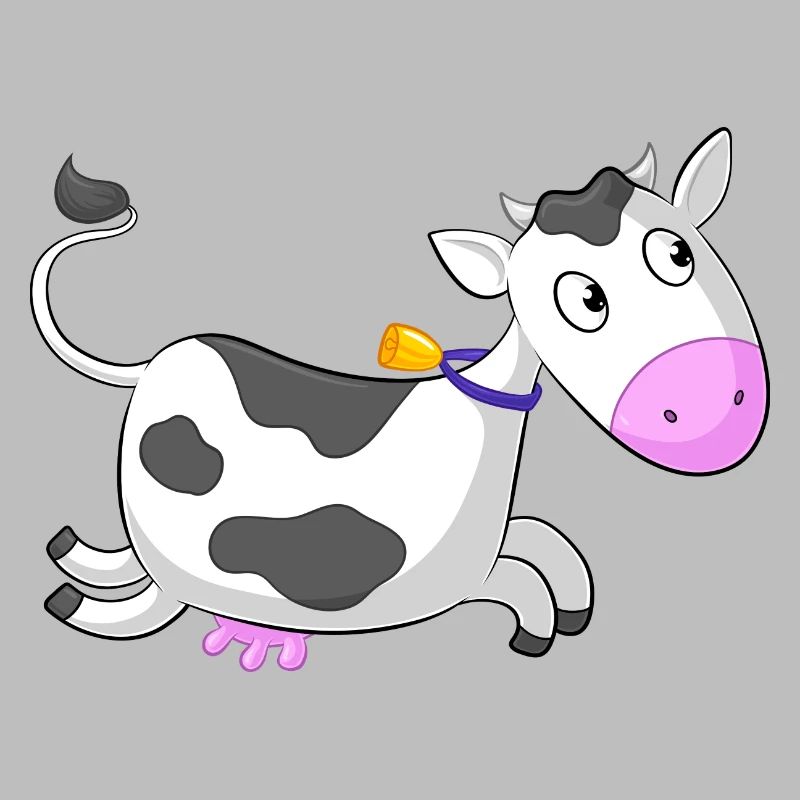 Galloping comique de vache