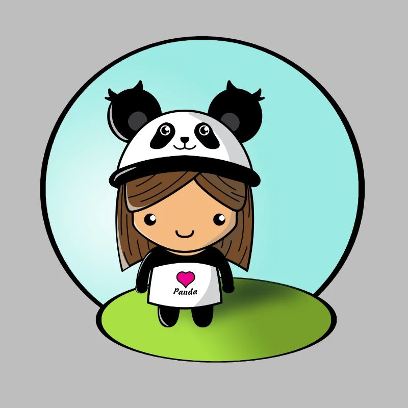 Panda-Mädchen!