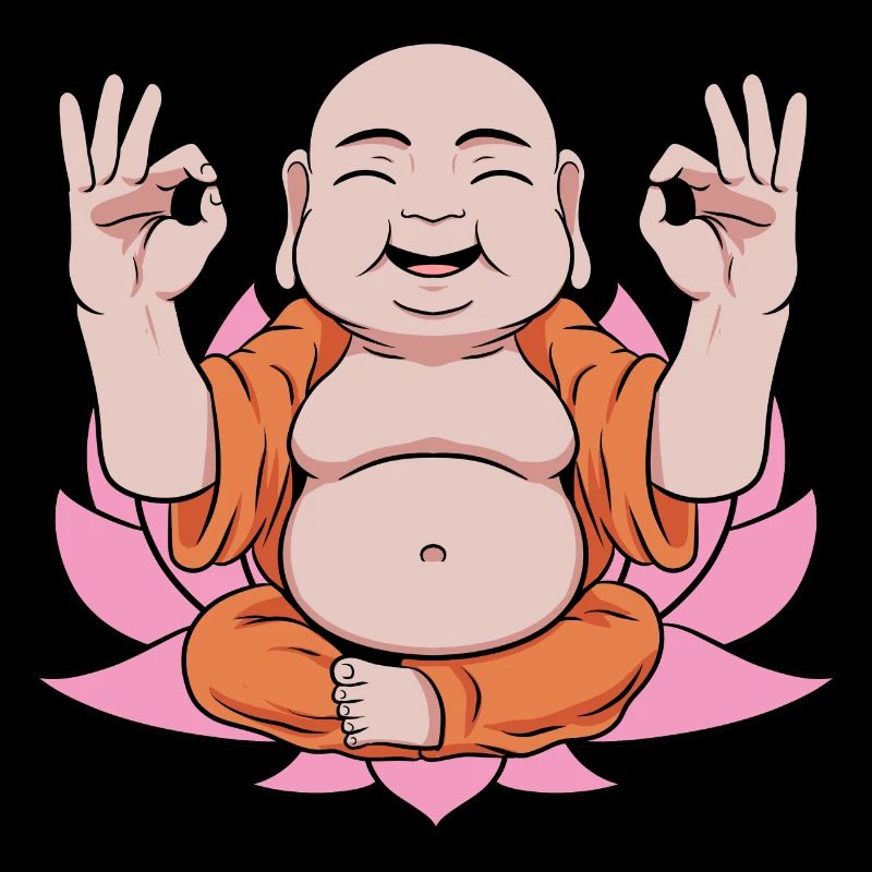 Bouddha Moine Namaste Bouddhisme I Don