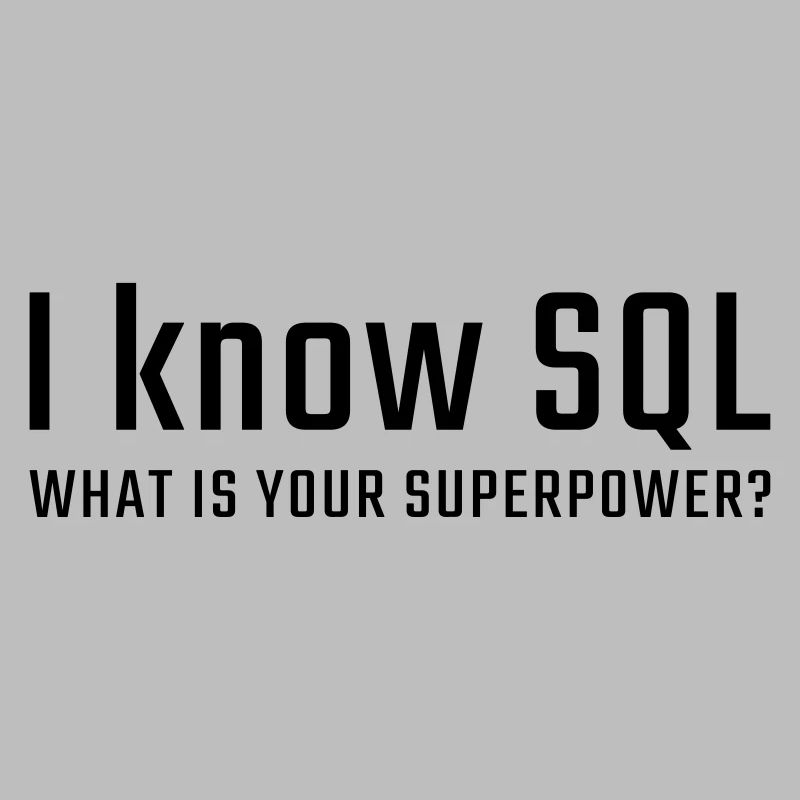 Je connais SQL