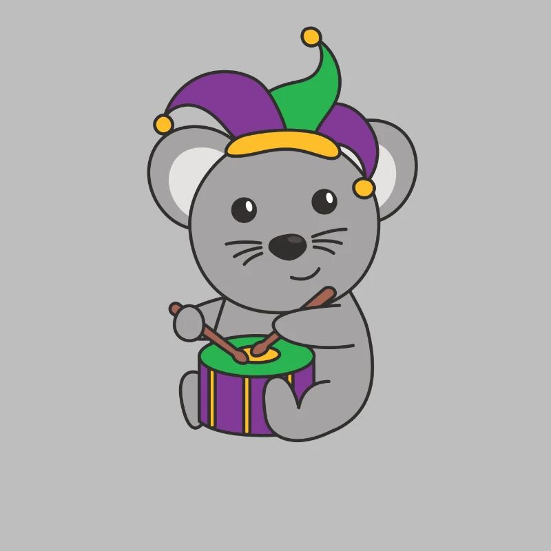 Carnival Mouse with Drum Carnival Costume