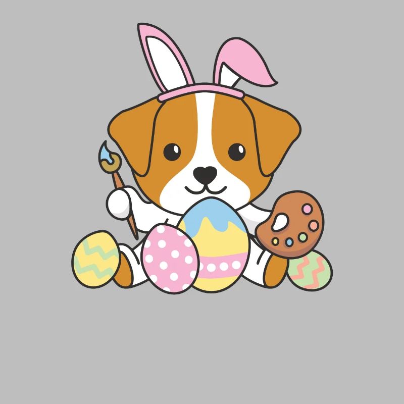happy easter süßes Jack Russell Ostern Hunde