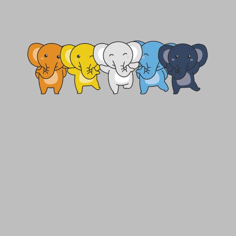 Aroace Flag Pride LGBTQ Mignon éléphant