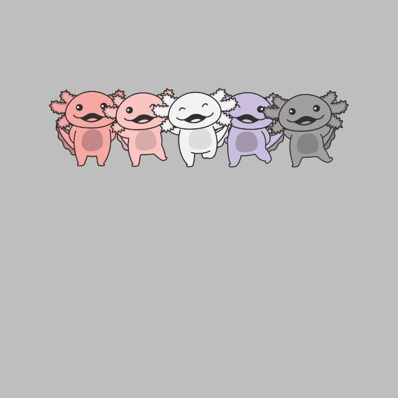 Cupioromantic Drapeau Pride LGBTQ Axolotl