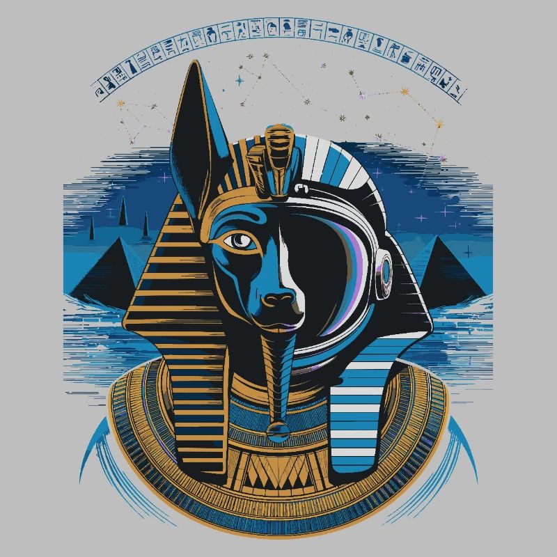 Conception hybride Anubis céleste