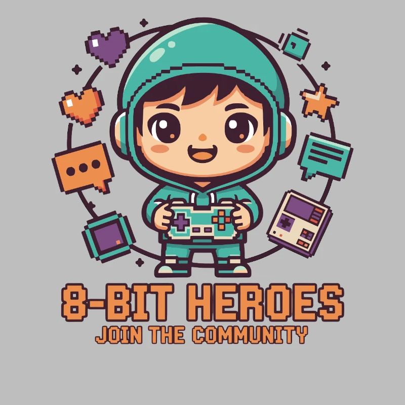 HÉROS 8 BITS | Jeux Rétro Chibi Communauté Pixel