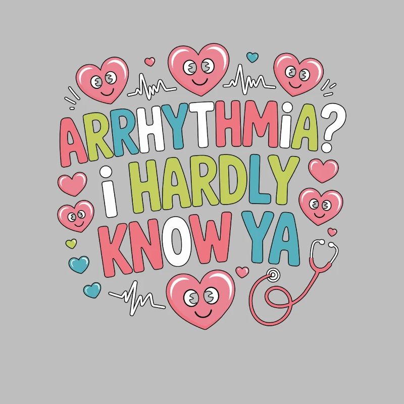 Cardiac Tech Arrhythmia I Hardly Know Echo Tech