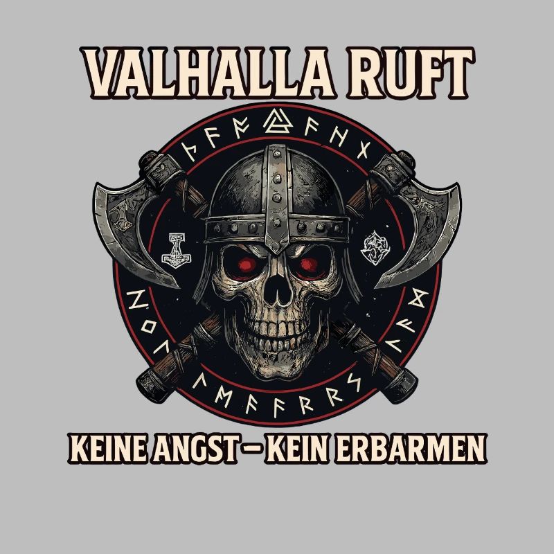 Valhalla Ruft Wikinger Runen Nordisch 