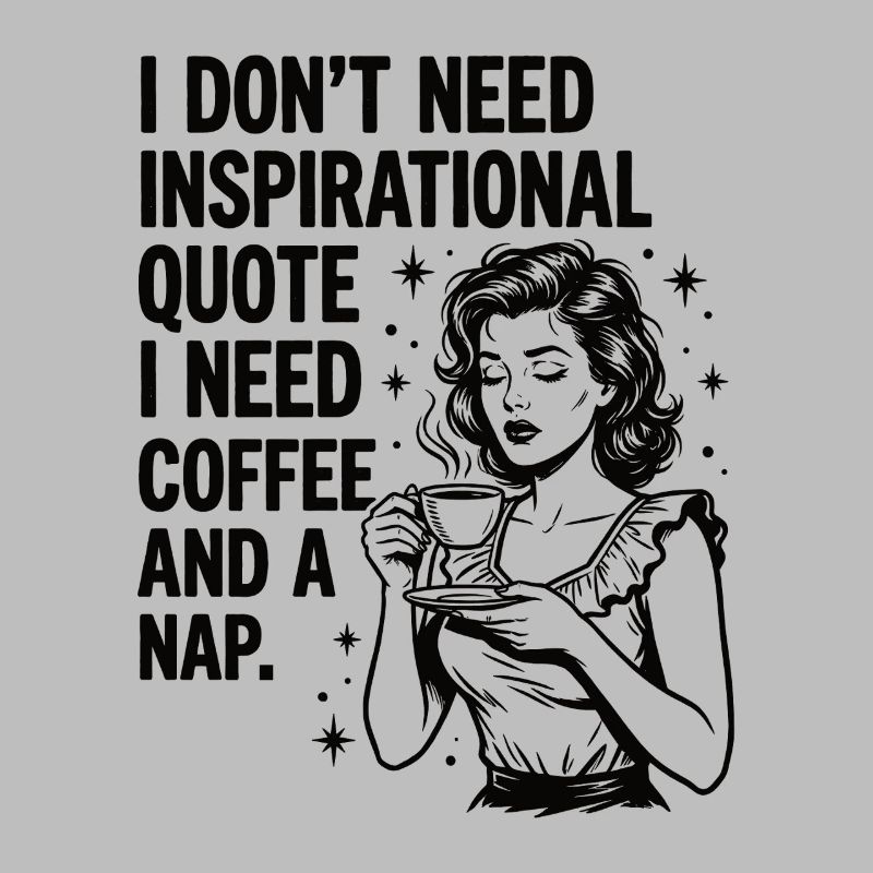 Echte Kaffeeliebe Nickerchen Statement