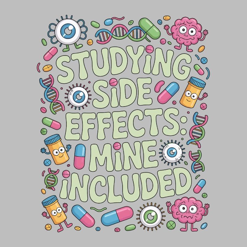 Pharmacist Student Studying Side Effects Science