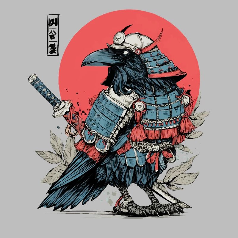 Crimson Samurai Raven Armor