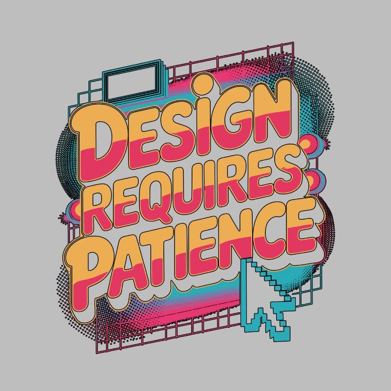 Graphic Designer Design Requires Visual Artist