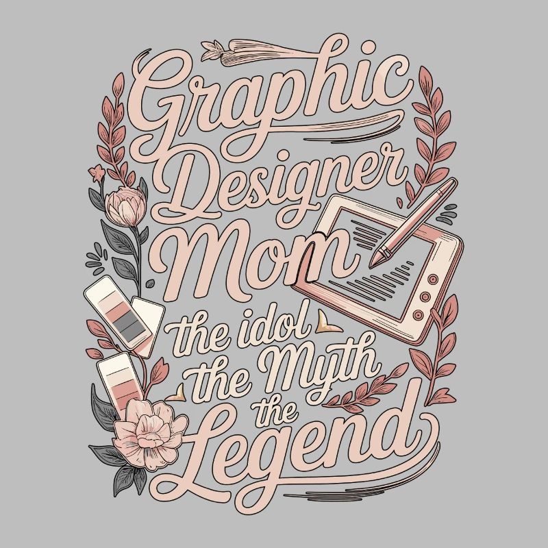 Graphic Designer Mom The Idol Creative Designer