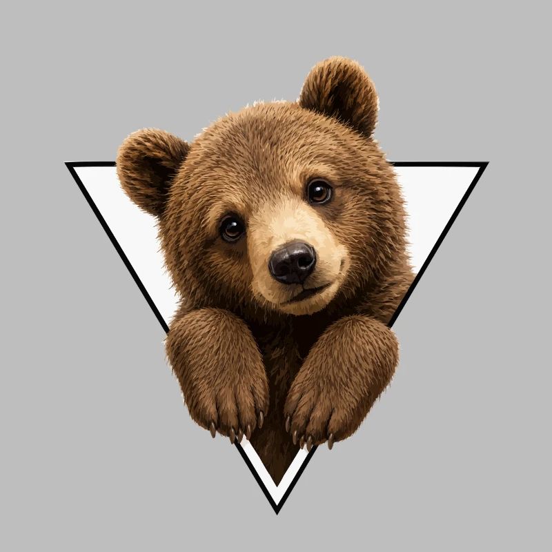 Ourson en triangle