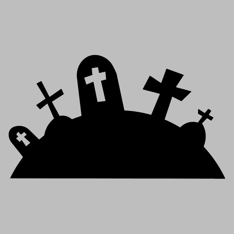 Gräber Friedhof Halloween / graveyard graves