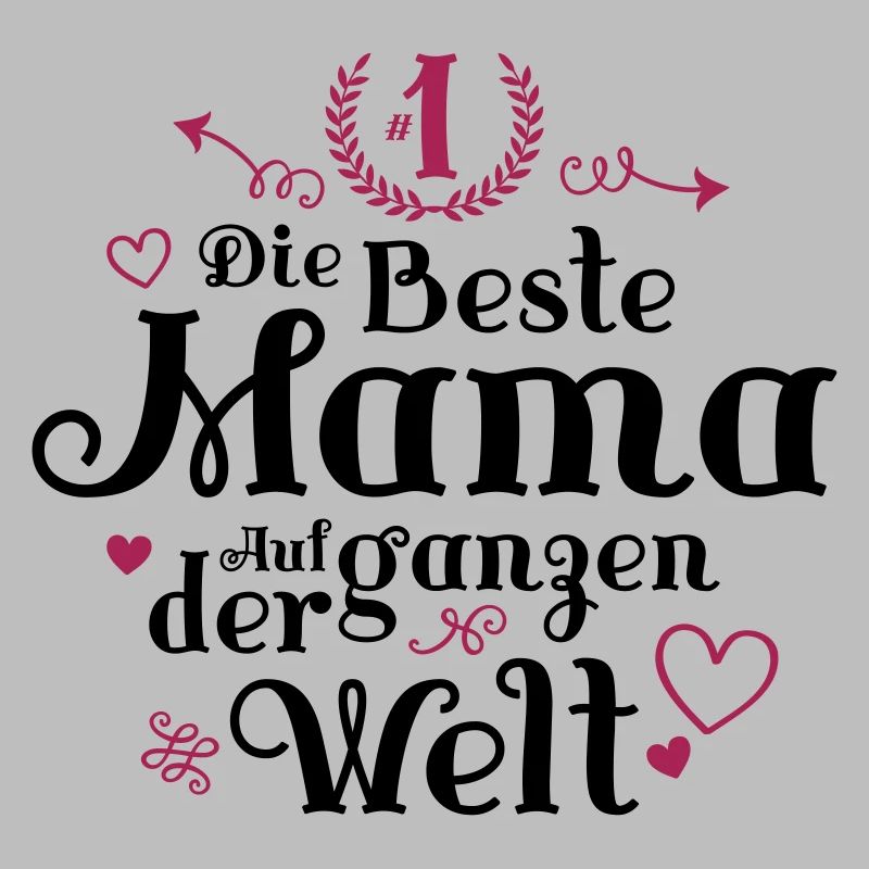 Die Beste Mama Herz Spruch