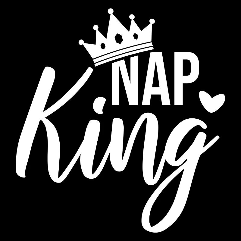 Bébé disant Nap King - blanc