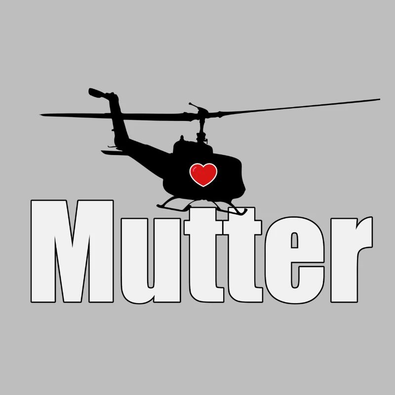 Helikopter Mutter - das Geschenk zum Muttertag