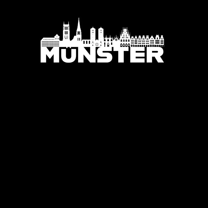 Munster Germany skyline gift idea